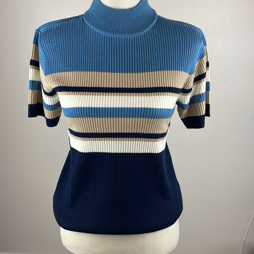 Mock Short Sleeve Top